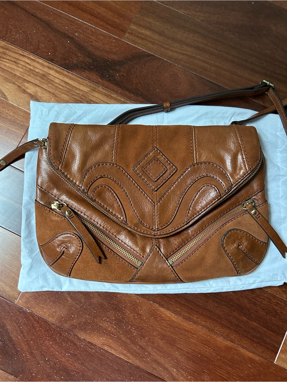 Isabella Fiore Leather Shoulder Crossbody